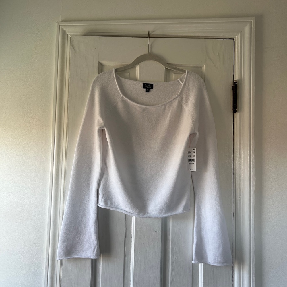 PacSun Wide Neck Flare Sleeves Sweater